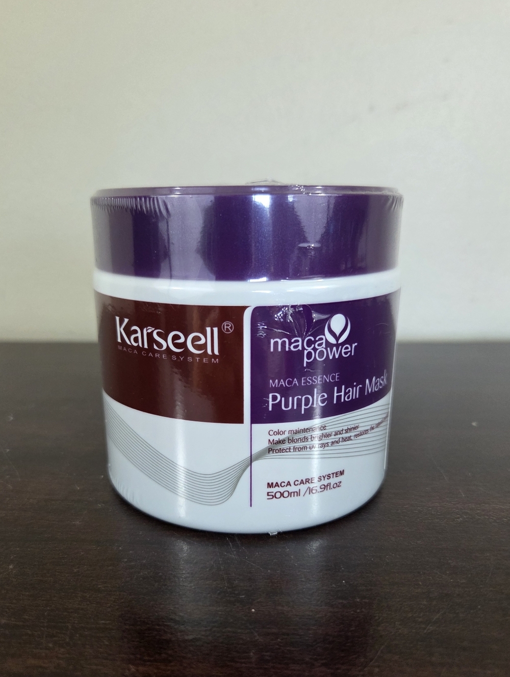 Karseell • PURPLE HAIR MASK Professional Neutralizes Brass & Yellow Tones 500 ML
